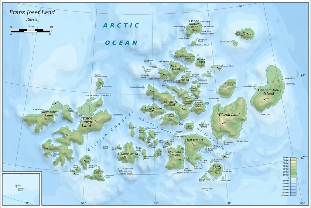 Harta Franz Josef Land